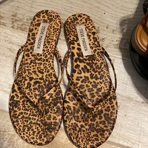 Leopard print sandals so don’t wear anymore